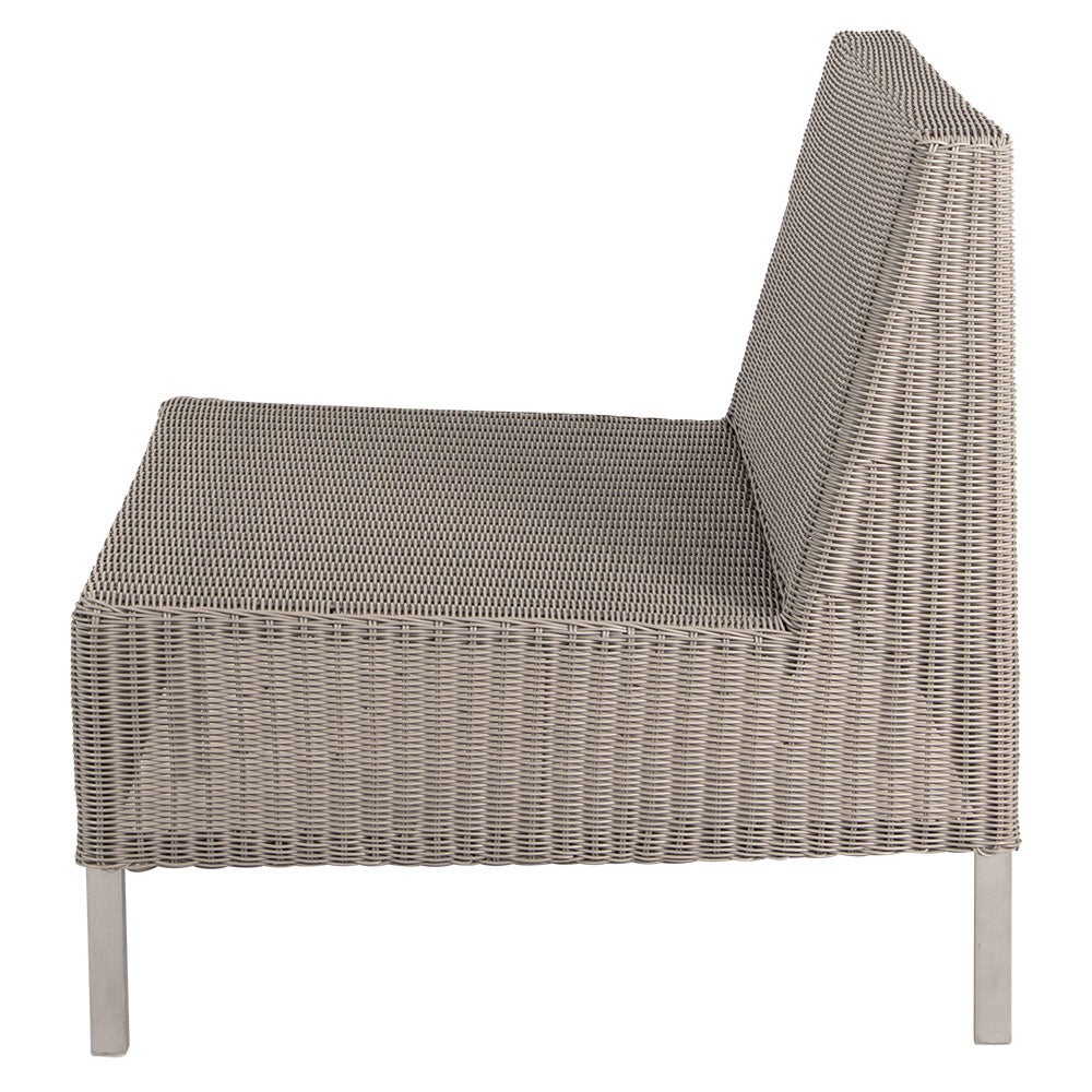 Connect Dining Lounge Single Module Taupe, Weave 