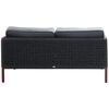 Encore 2-seters sofa  Grey / Bordeaux