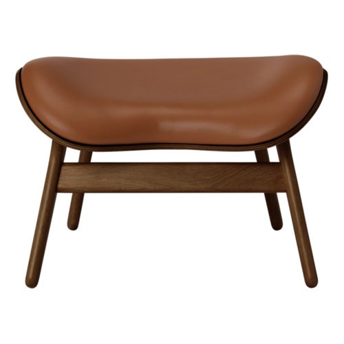 A Conversation Piece Ottoman Ottoman Solid Oak,Artificial Leather,Plyw