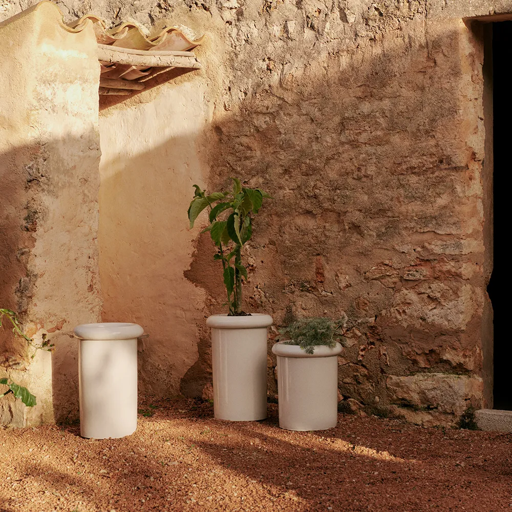 Rollo Blomsterpotte H36 cm White