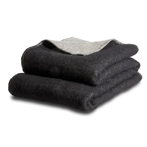 Nappa Pledd Svart/Grå