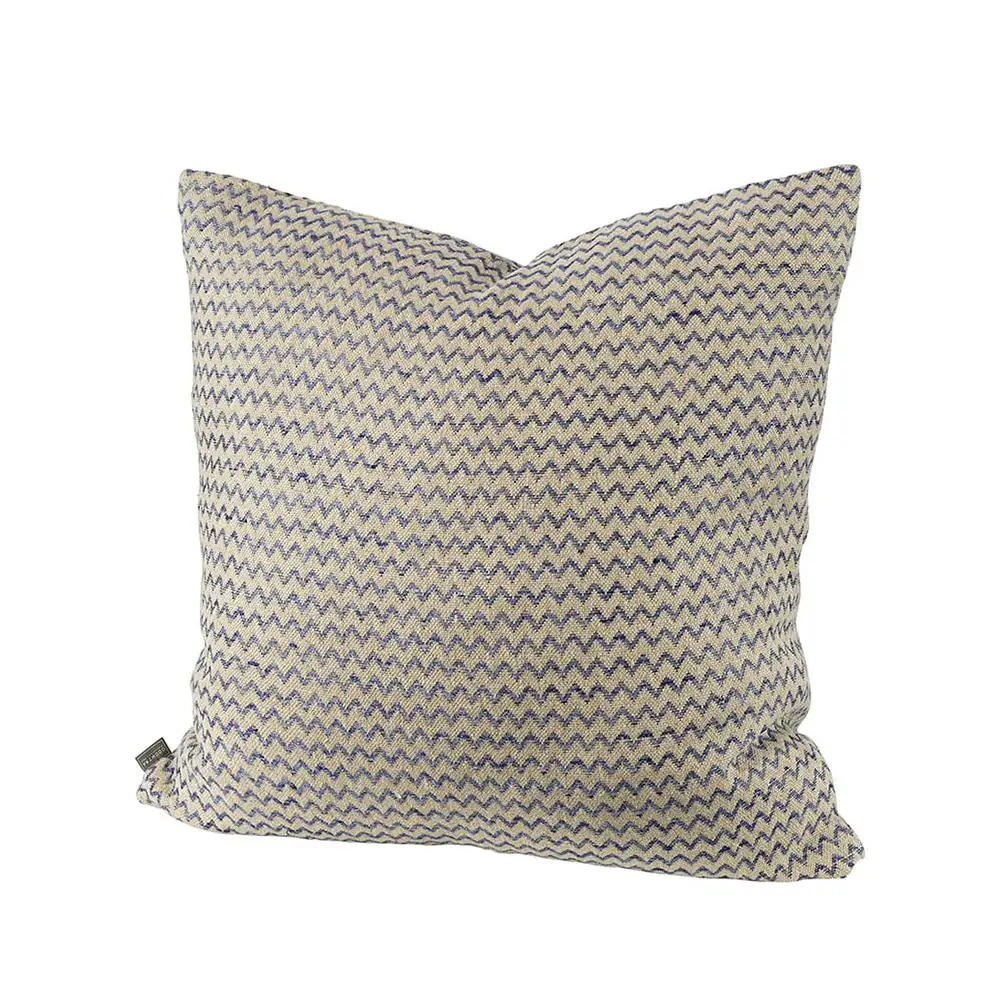 Putetrekk Casa lin/indigo 50x50