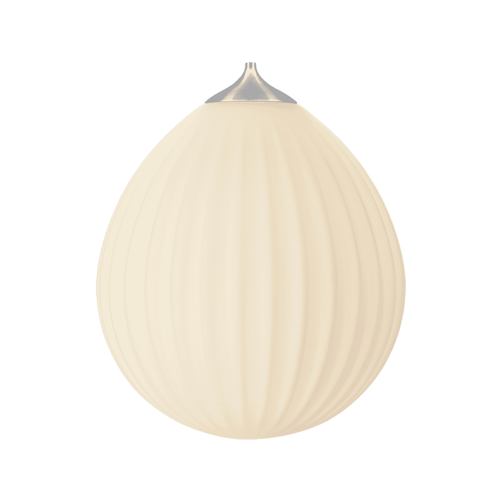 Around World lampeskjerm Ø35 cm White/Brushed steel