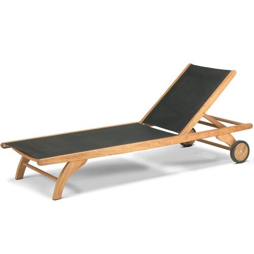 Columbus Willow Bed Teak / Svart 