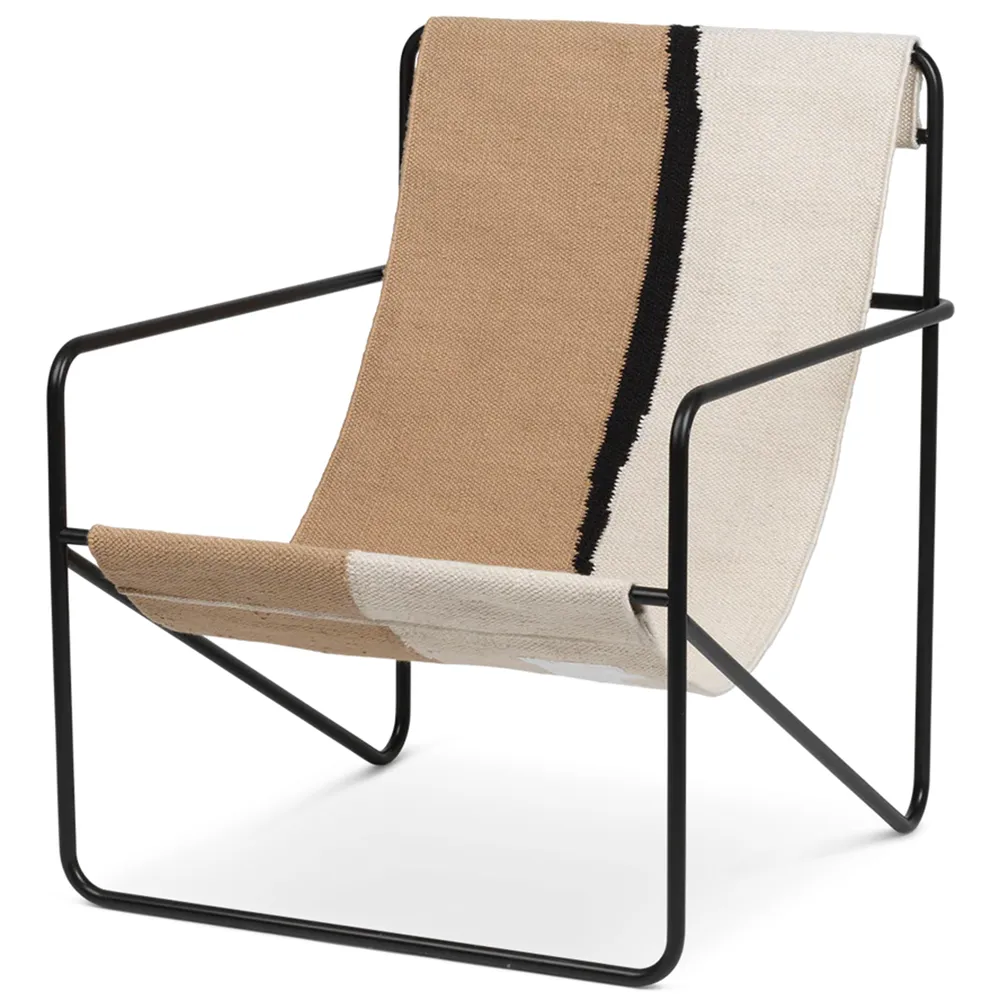 Desert Lounge Lenestol Black/Soil