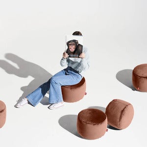 Point velvet recycled rose quartz