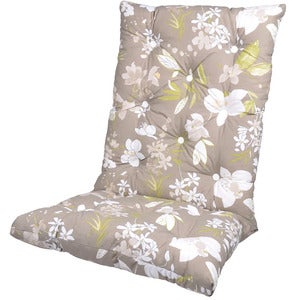 Högvik Høy Flockpute Beige Botanical