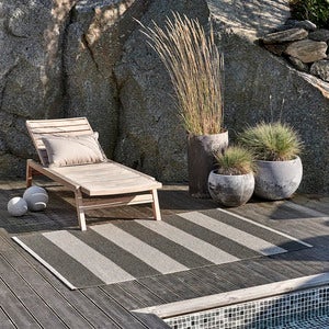 Bob teppe Charcoal/Linen 140 x 180 cm