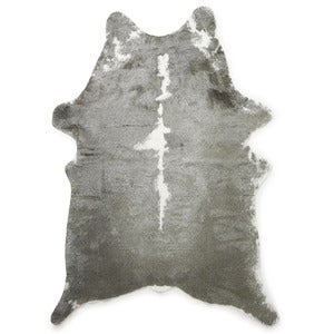 Grim cowhide Teppe 150x200 cm Mountain Grey/White