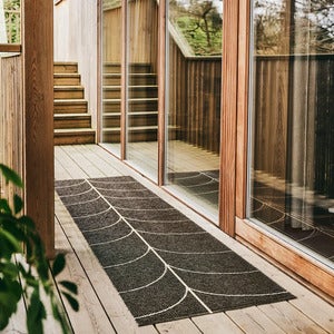 Vevd Teppe Leif Dark Brown 70x180 cm