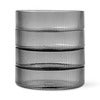 Ripple Serveringsskål 4-pakning - Smoked Grey