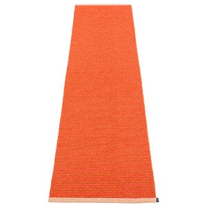 Mono matte 60x250 cm pale orange / coral red 