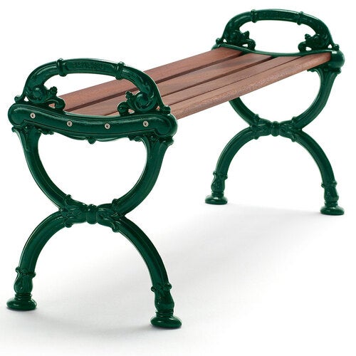 Benk Byarum / g:grønn / v:oljet mah. Byarums Bruk