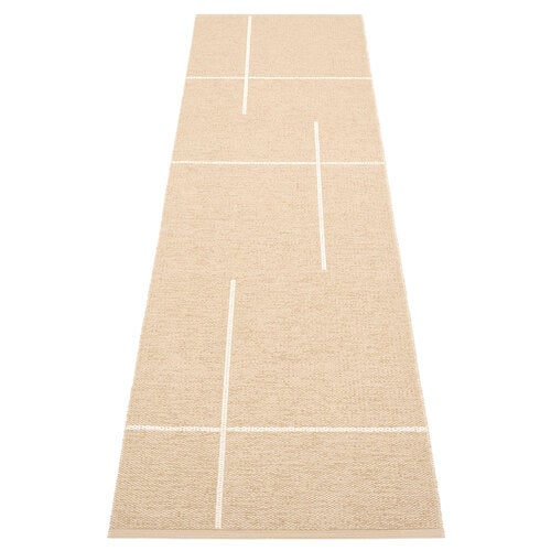 Fred matte 70x270 cm beige / vanilla 