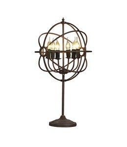 Rome bordlampe, antikk rust