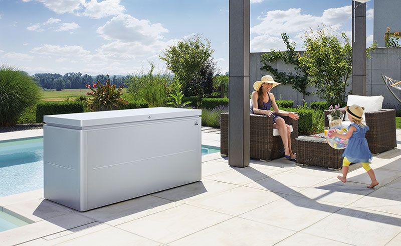 Loungebox 160 cm mørkegrå Biohort