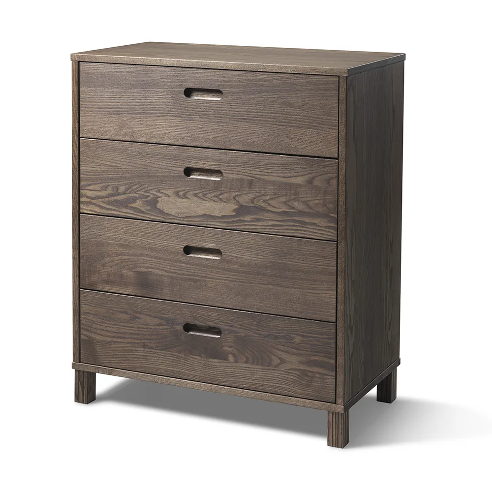 Leon kommode brun oljet ask