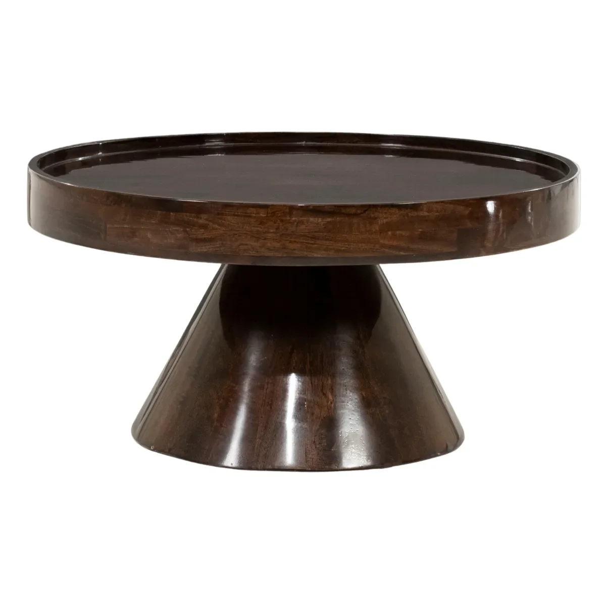By-Boo, Eclat Sofabord 70x70x35 cm Mangotre Brun