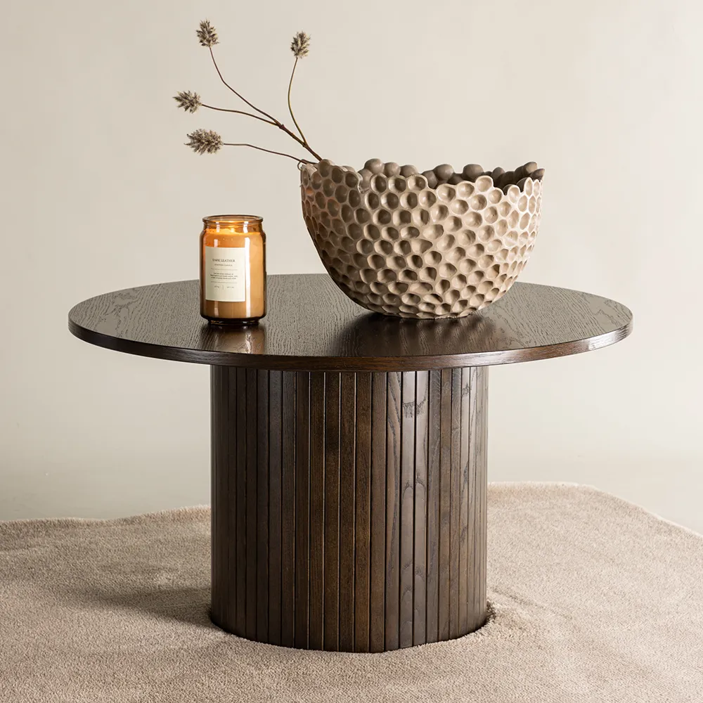 Bianca salongbord Ø80 Mocca 