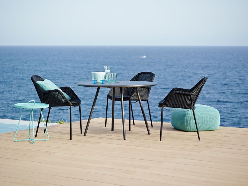 Area spisebord lava grå 