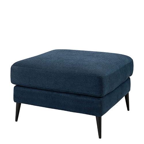 ANDORRA fotskammel - ganske enkelt dypblå