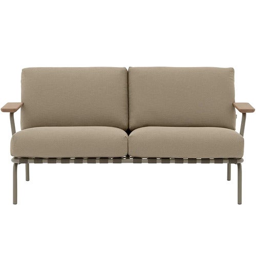 Settle 2-seters sofa Ribbed Weave 5/Taupe 