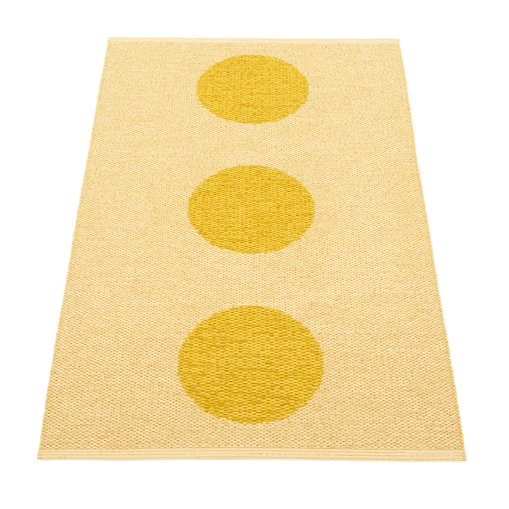 Vera Pop teppe Mustard/Pale Yellow 70 x 120cm