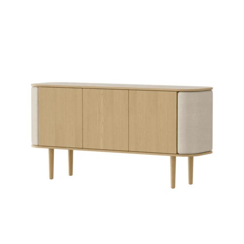 Treasures 3-dørs skap eik/White Sands