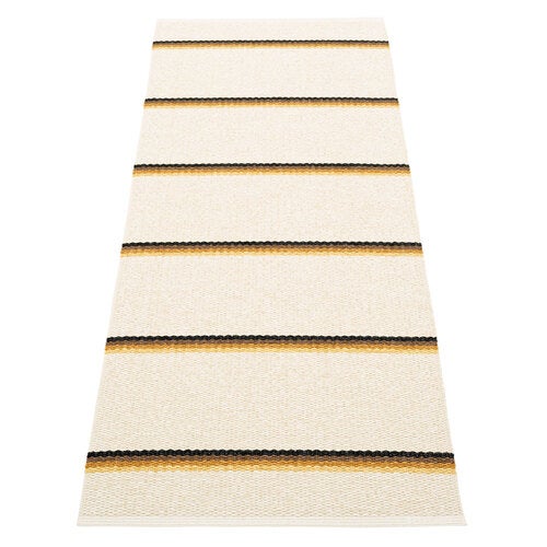 Olle matte 70x180 cm ochre / background vanilla 