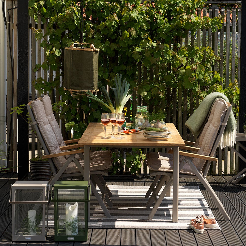 Andy & Lyon spisegruppe kaki/teak Brafab