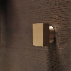 Square Hook - Large - Brass