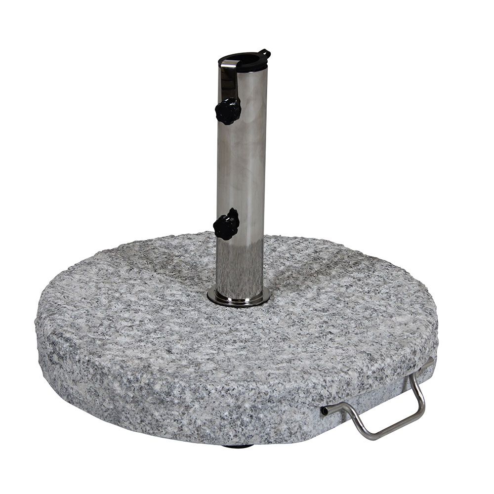 Grosseto parasollfot 40 kg lys granitt Brafab