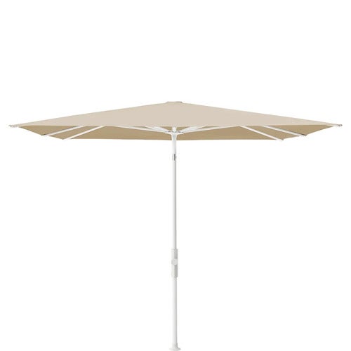 Twist parasoll 240x240 cm matt white Kat.4 422 Cream