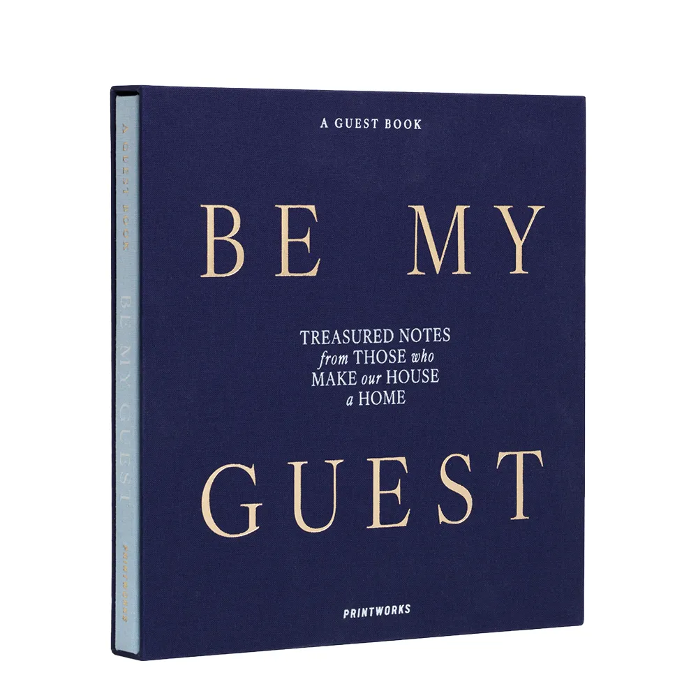 Gjesteboken Blue Be My Guest