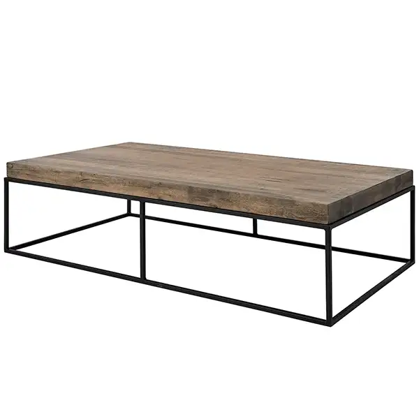 Salongbord Carlisle 140 x 80 cm Silver Back Artwood