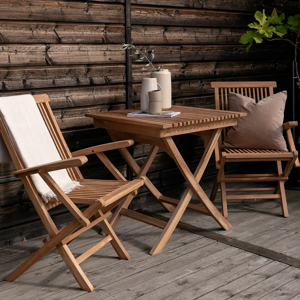 Ghana kafébord 70x70 cm teak 