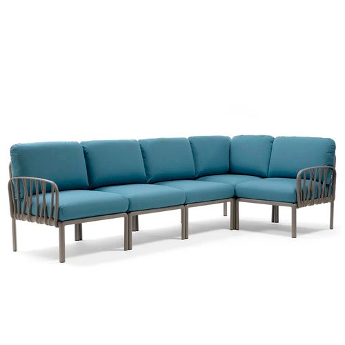 Komodo 5 hjørnesofa Tortora - Adriatic Sunbrella