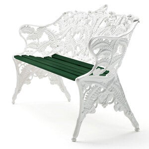 Sofa Classic / g:hvit / v:grønn lakk. for Byarums Bruk