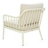 Coleville lenestol  Pearl white / Dot beige