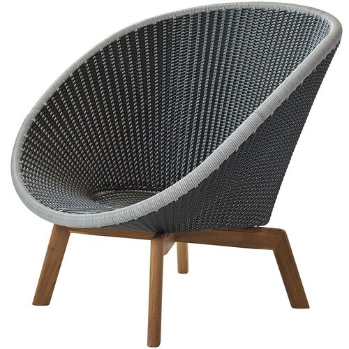 Peacock Loungestol Grå