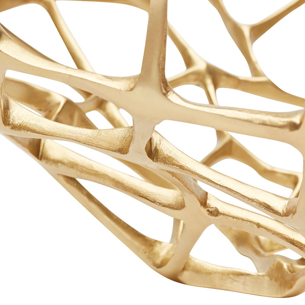 Bone Skål ekstra stor messing