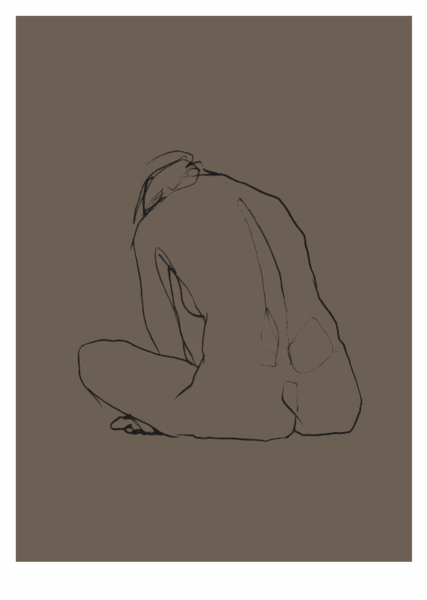 Anna Bülow poster Flow 4 50x70 cm sign/numrerat