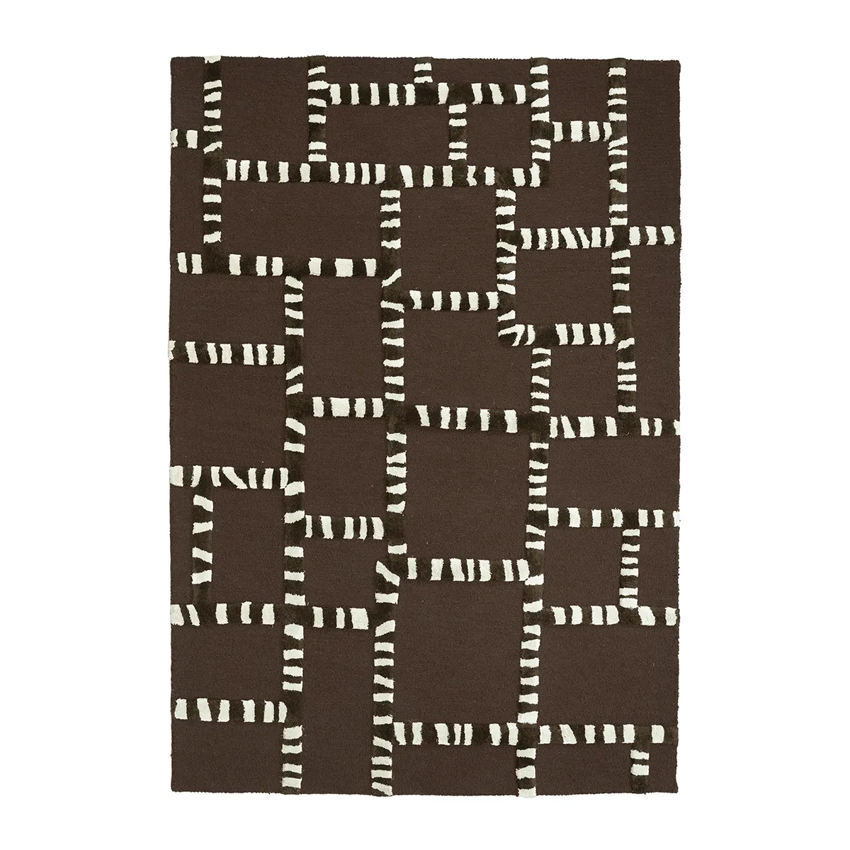 By-Boo, Håndvevd teppe StripeScape 290x190 cm Brown