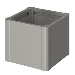 Belvedere plantebed mini størrelse 50 metallic kvartsgrå Biohort