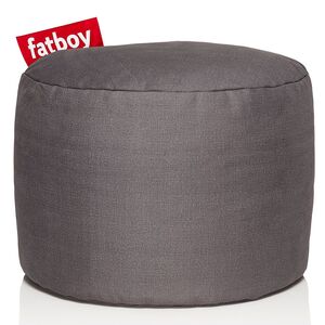 Point stonewashed pouf grey 