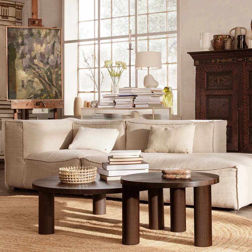 Post Salongbord Ø65 cm - Star