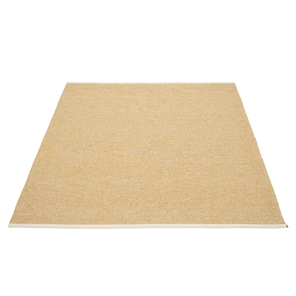 Pappelina, Mono Ochre / Cream teppe 180 x 220 cm