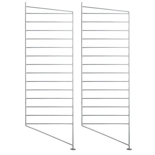 Gulvlister 85x30 cm Galvanisert 2-pk.