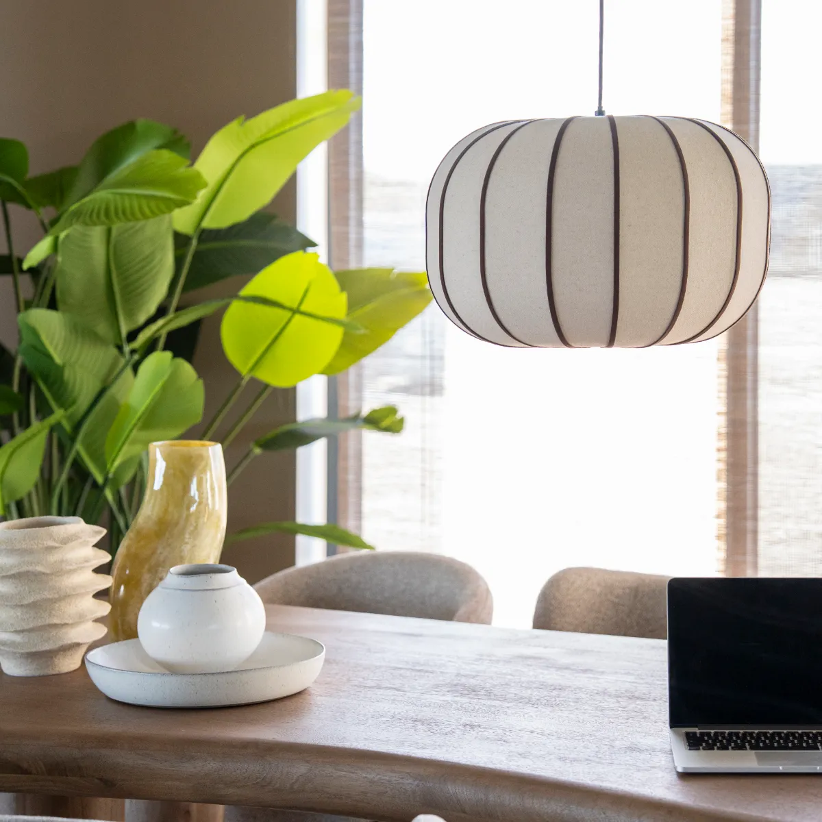 lamp Cocoon 2 pendellampe 50x50x33 cm natur