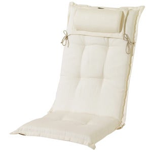 Canyon 8 cm stillingspute i strukturdralon offwhite